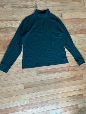 Lands' End green Crewneck Long-Sleeve Top